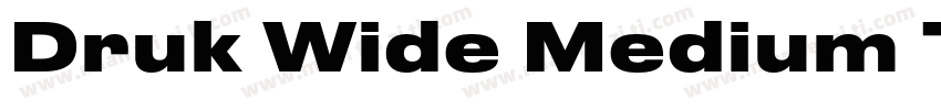 Druk Wide Medium Trial字体转换